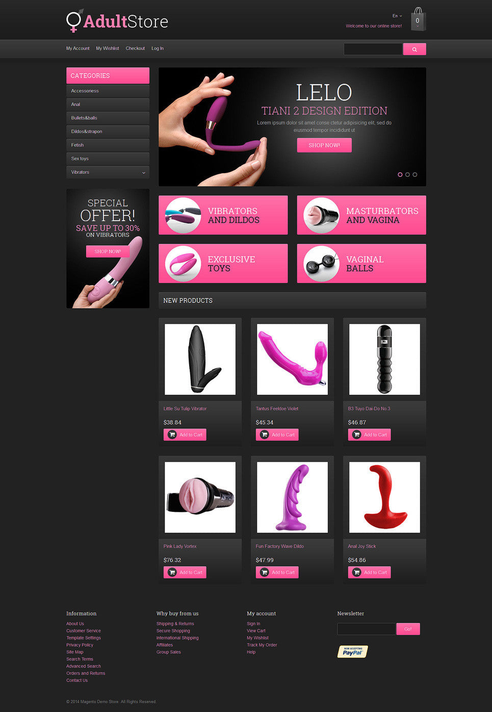 Magento Themes - GoWebBaby.Com