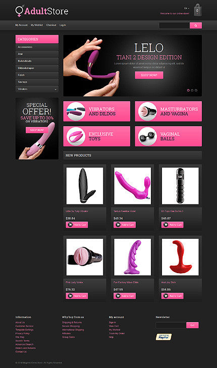 Magento Themes - GoWebBaby.Com