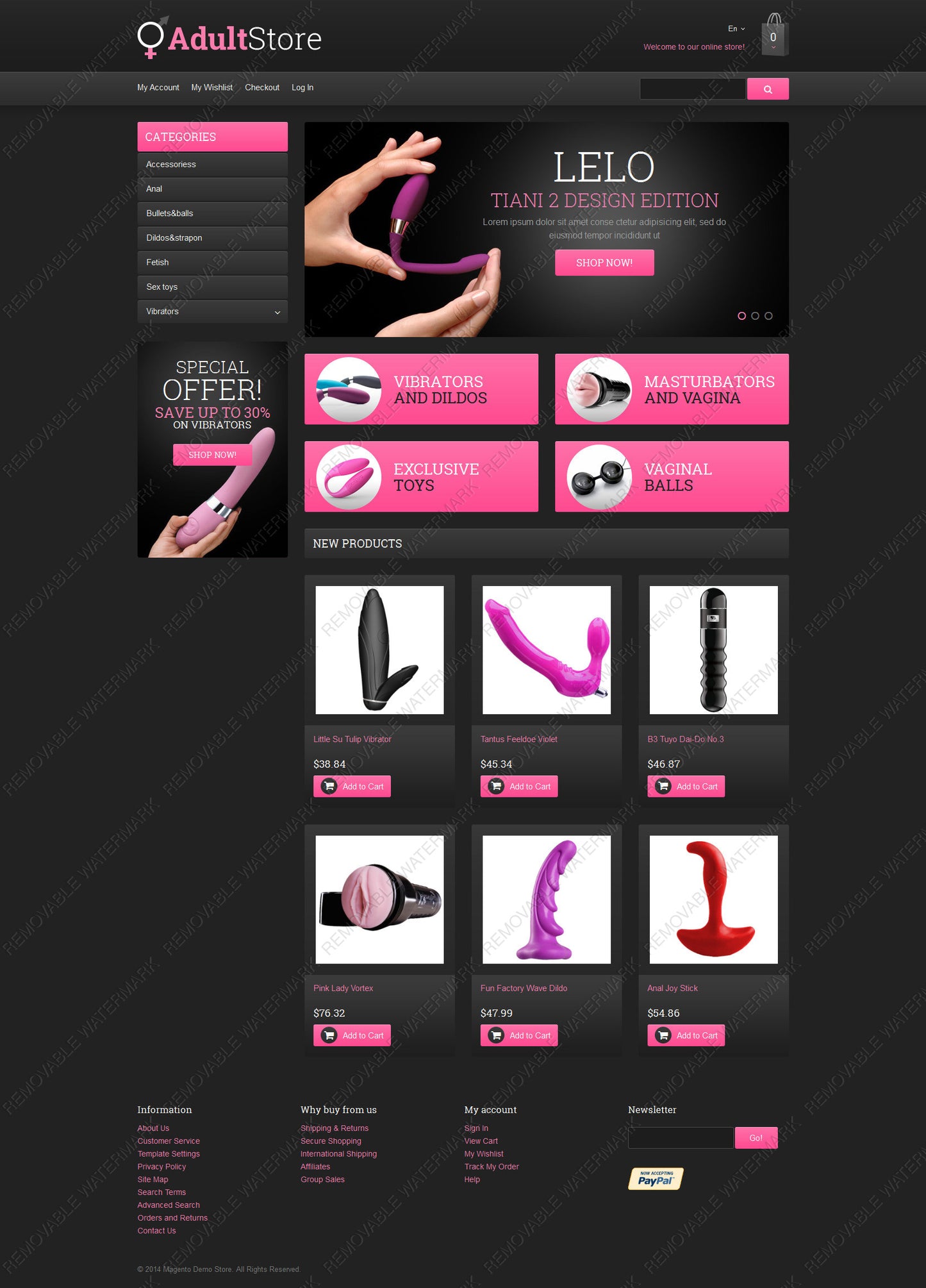 Magento Themes - GoWebBaby.Com