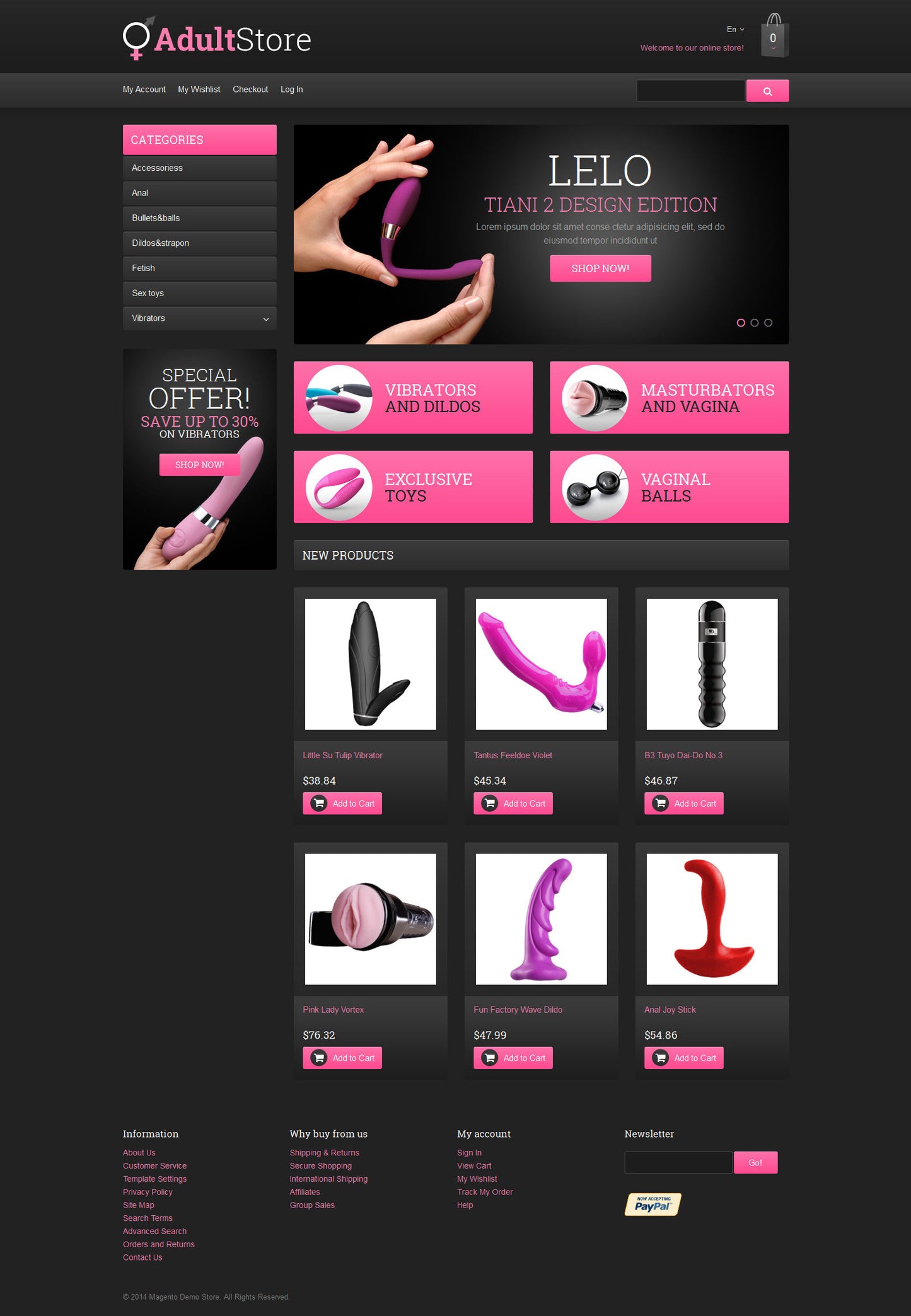Magento Themes - GoWebBaby.Com