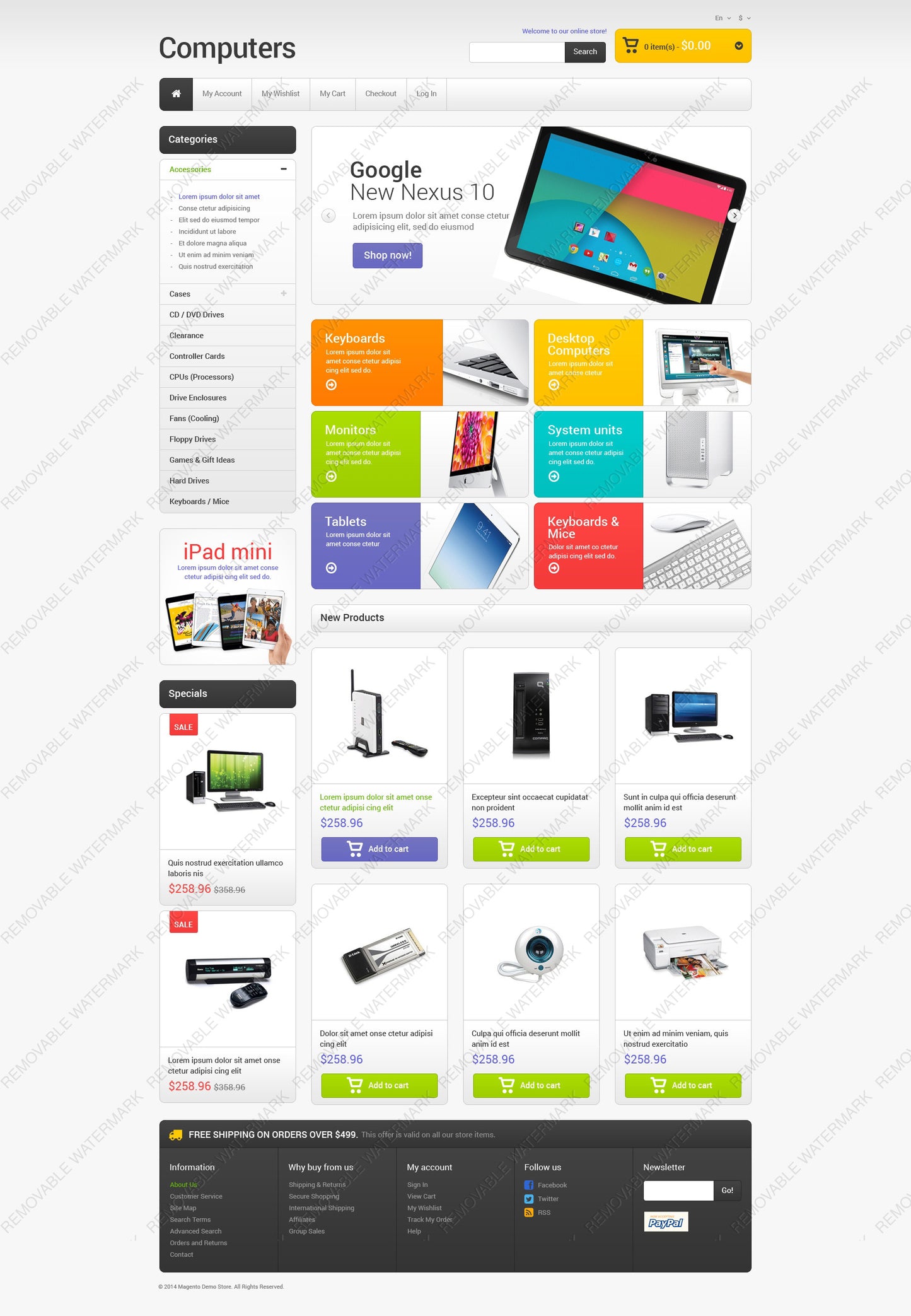 Magento Themes - GoWebBaby.Com