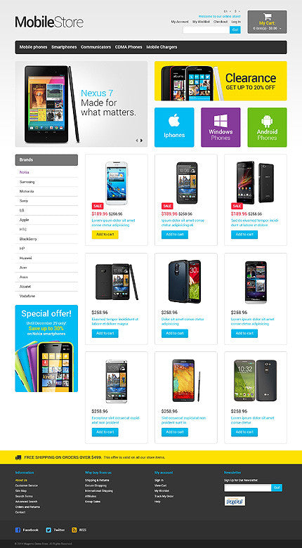 Magento Themes - GoWebBaby.Com