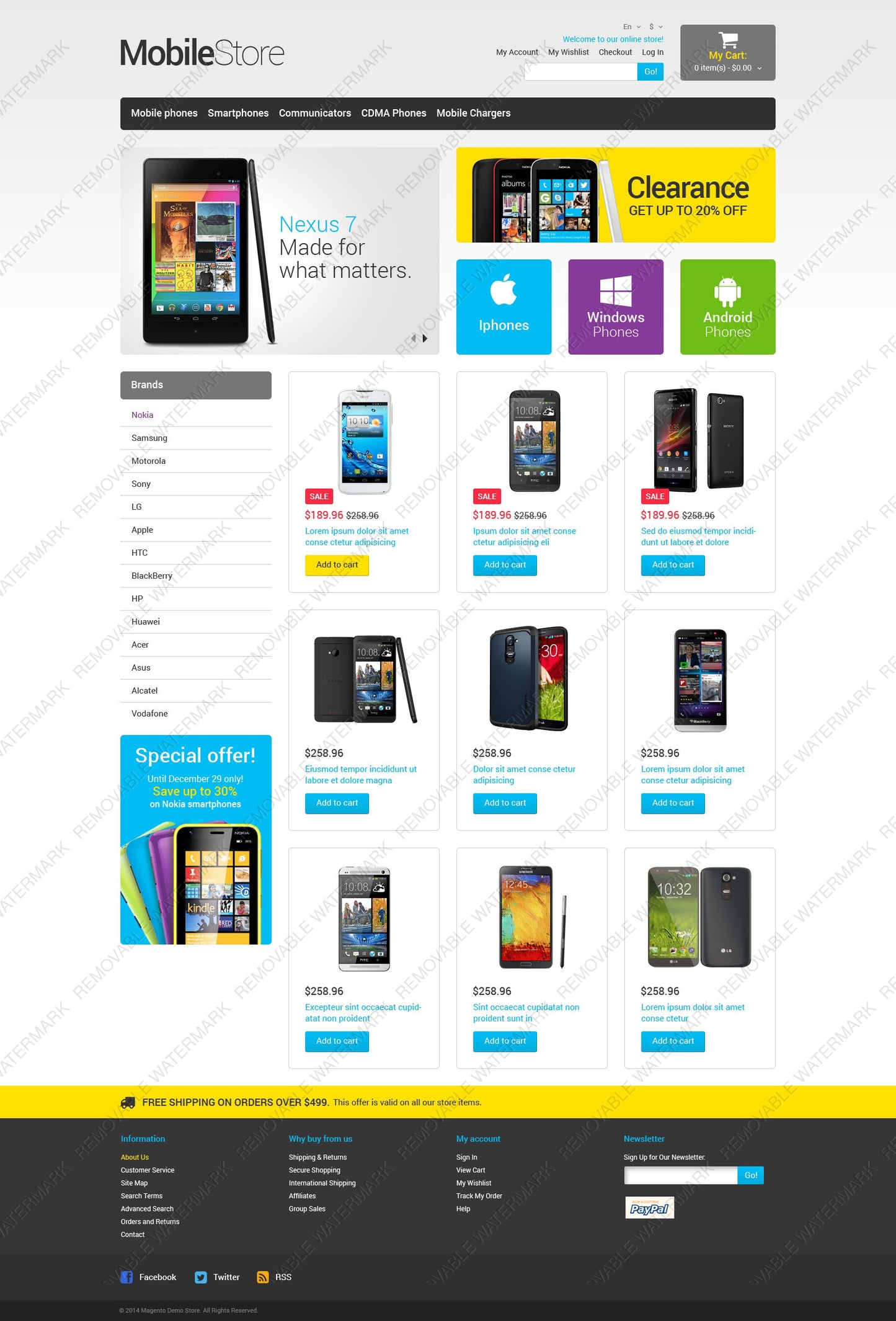 Magento Themes - GoWebBaby.Com