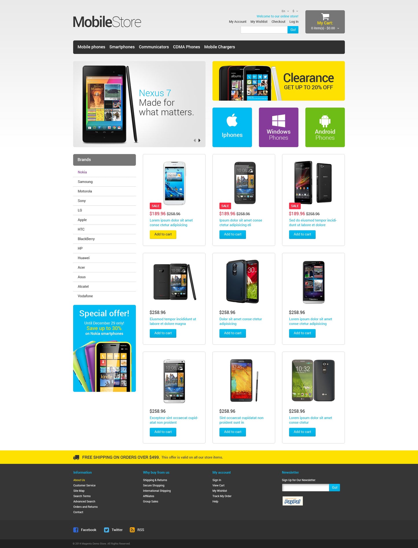 Magento Themes - GoWebBaby.Com