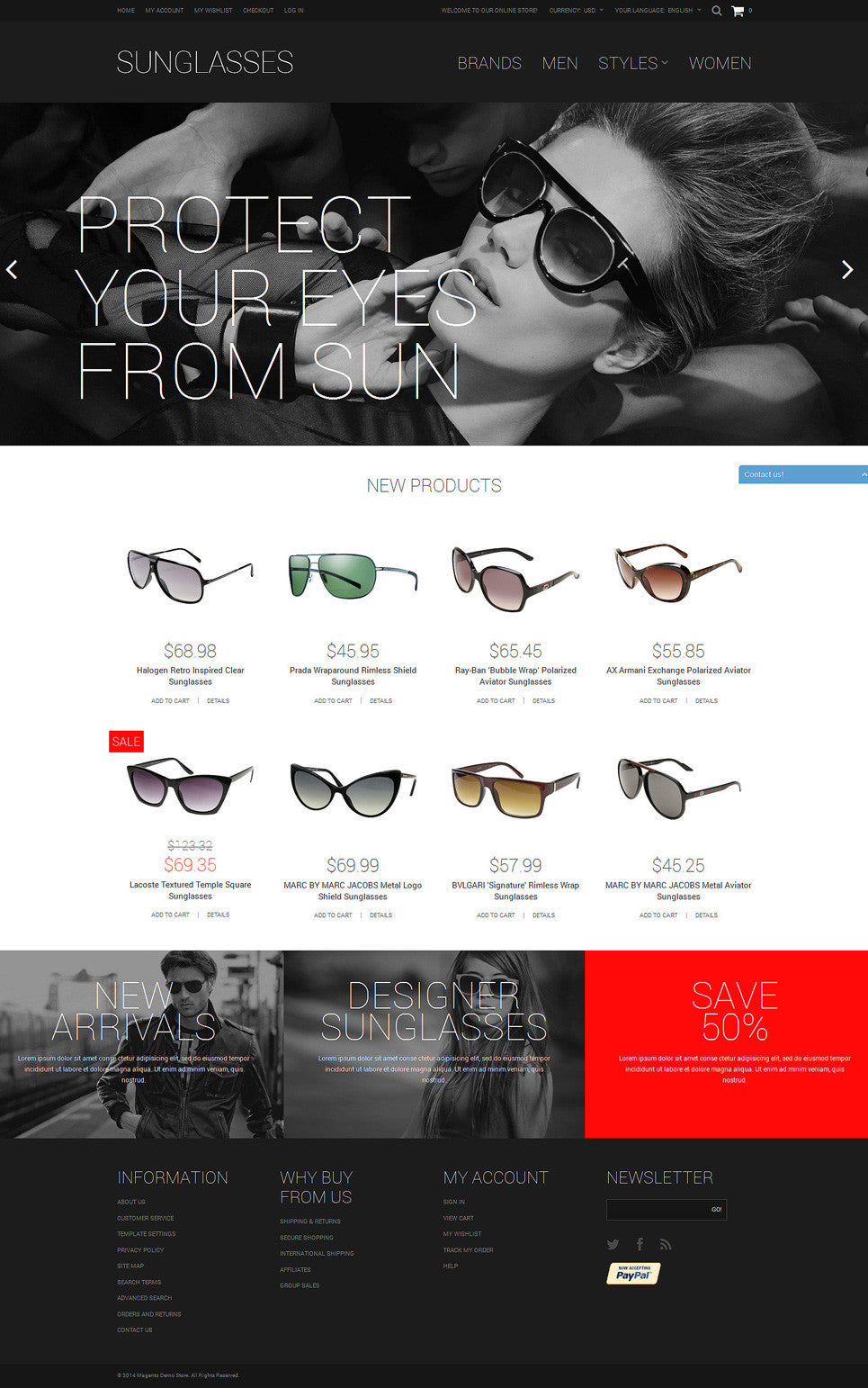 Magento Themes - GoWebBaby.Com