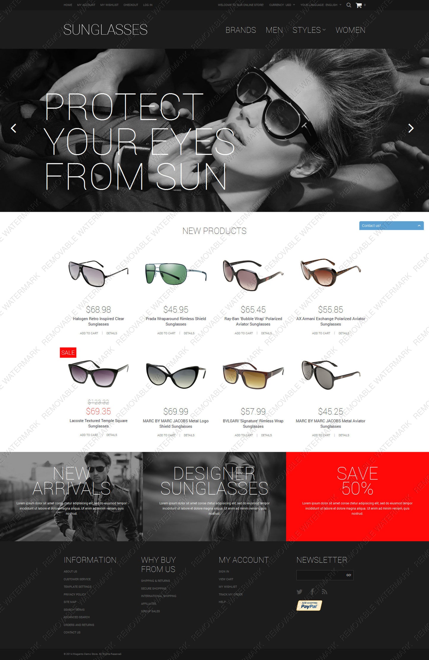 Magento Themes - GoWebBaby.Com