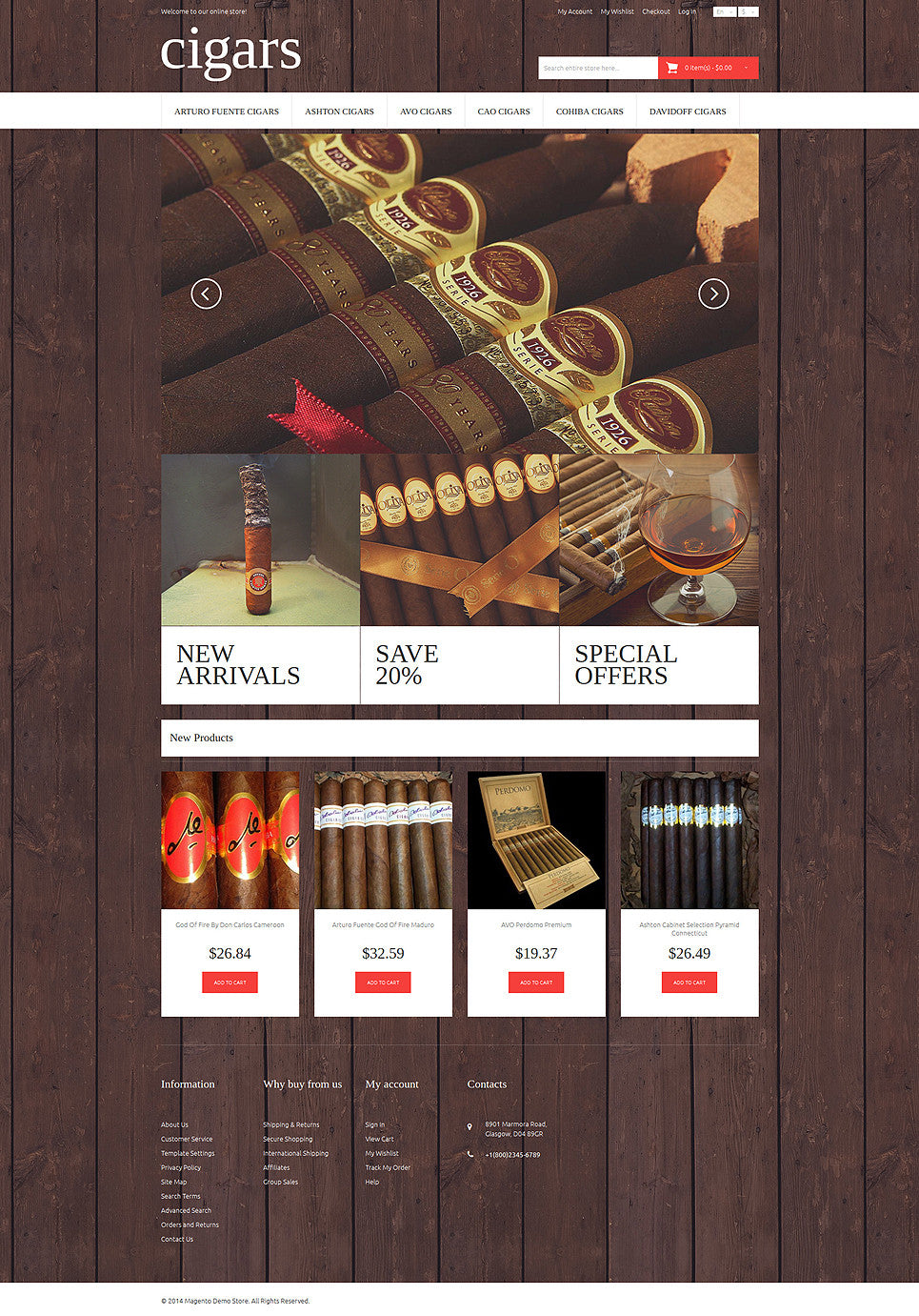 Magento Themes - GoWebBaby.Com