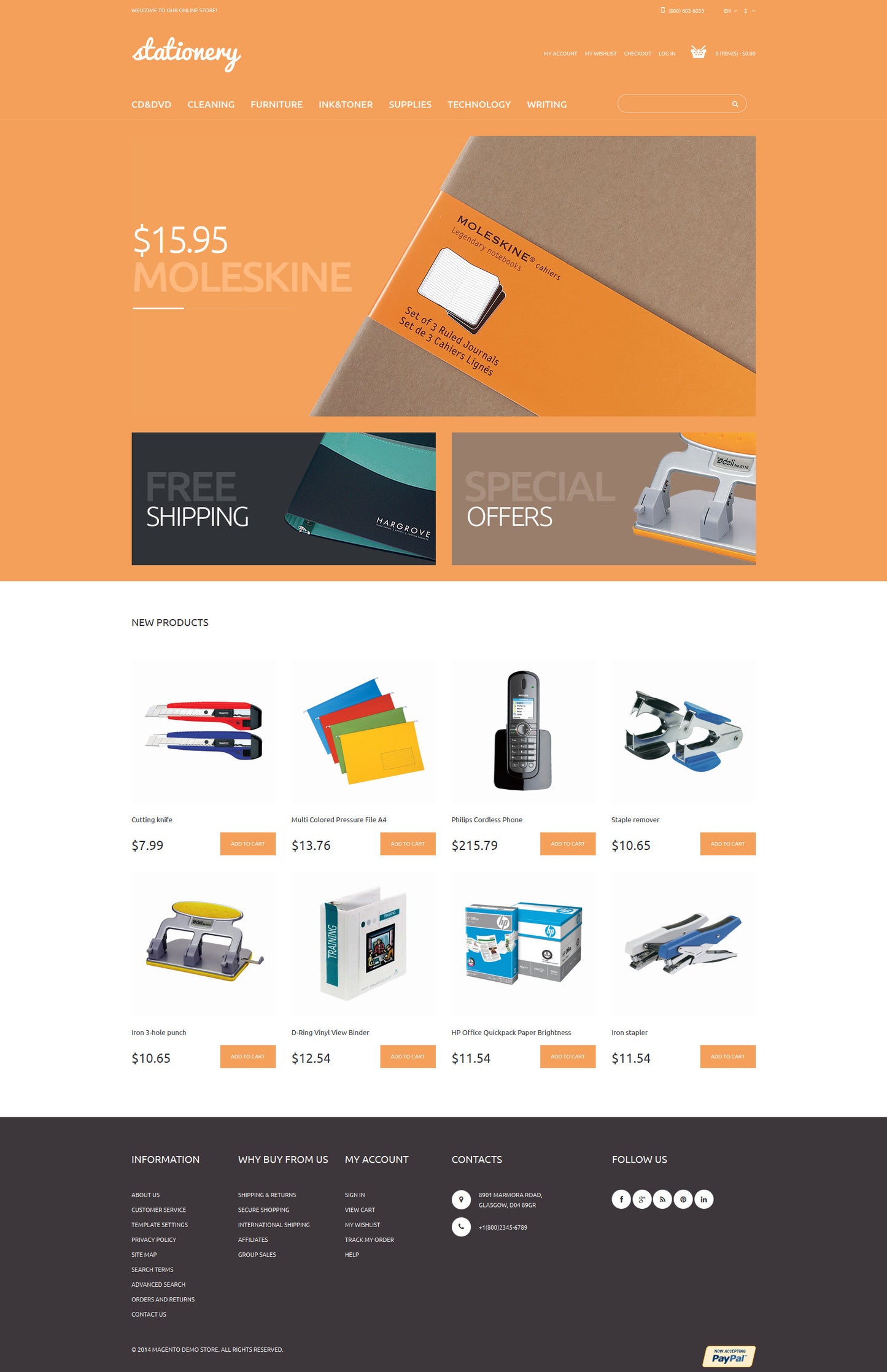 Magento Themes - GoWebBaby.Com
