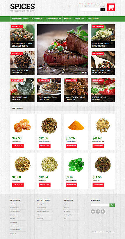 Magento Themes - GoWebBaby.Com