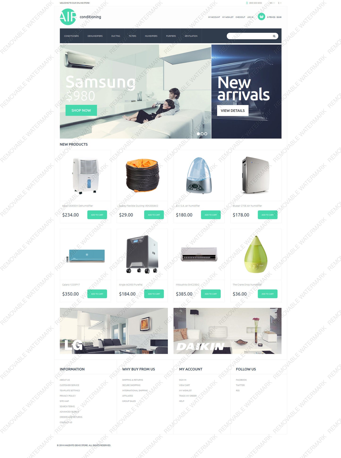 Magento Themes - GoWebBaby.Com