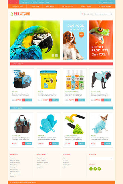 Magento Themes - GoWebBaby.Com