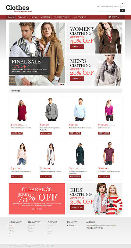 Shopify Themes - GoWebBaby.Com