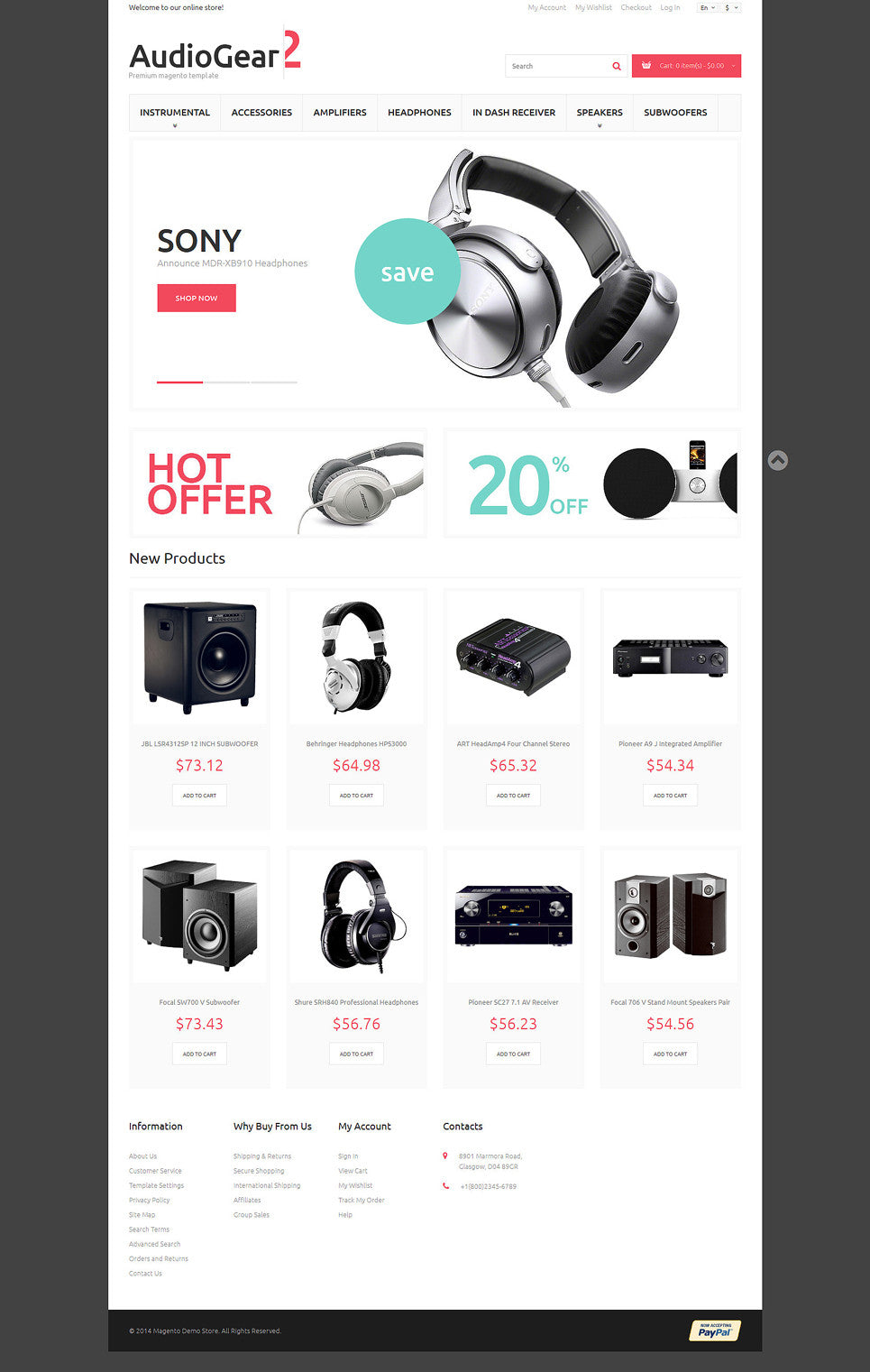 Magento Themes - GoWebBaby.Com
