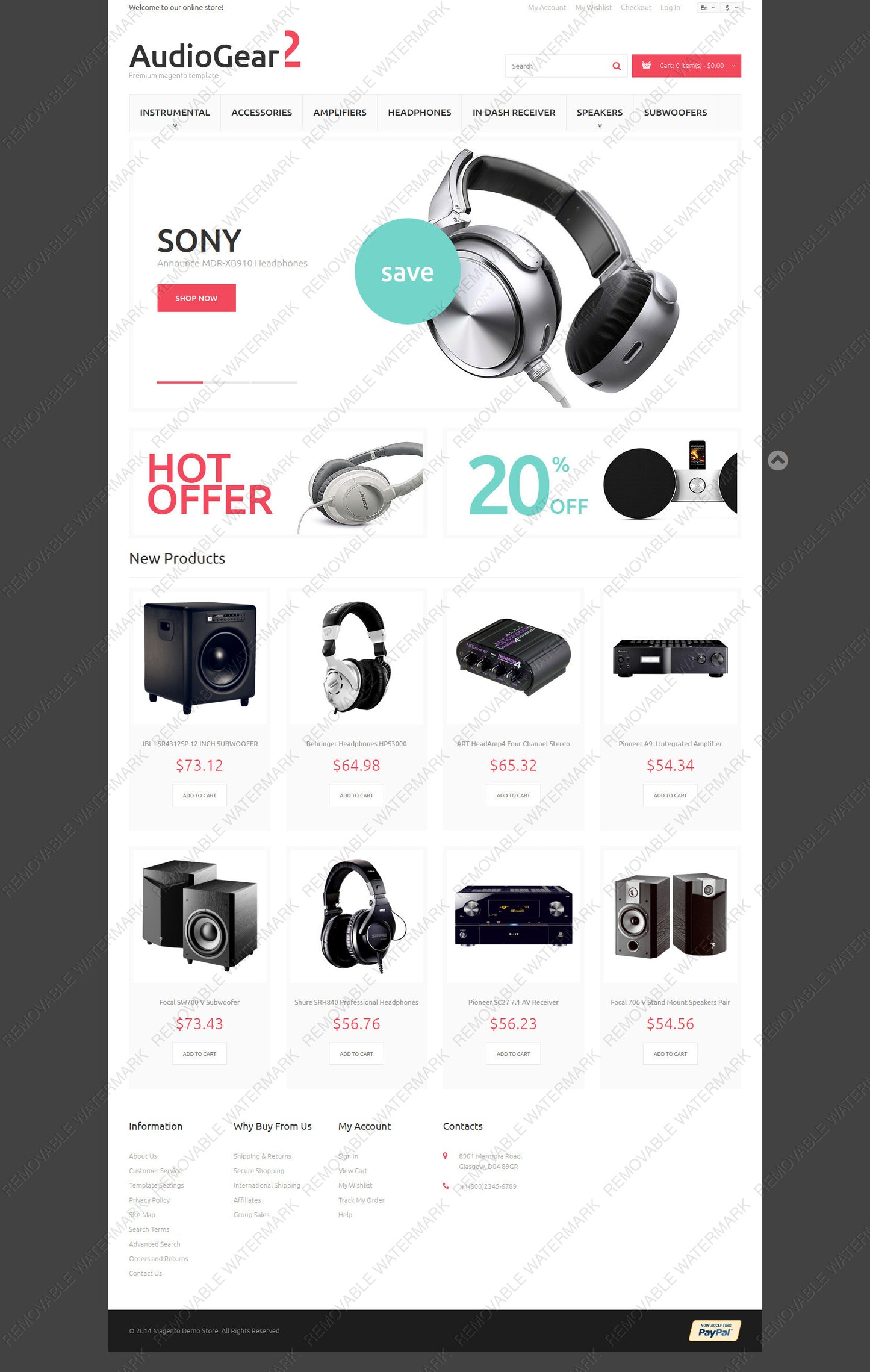 Magento Themes - GoWebBaby.Com