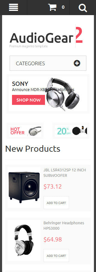 Magento Themes - GoWebBaby.Com