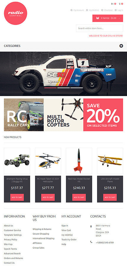 Magento Themes - GoWebBaby.Com