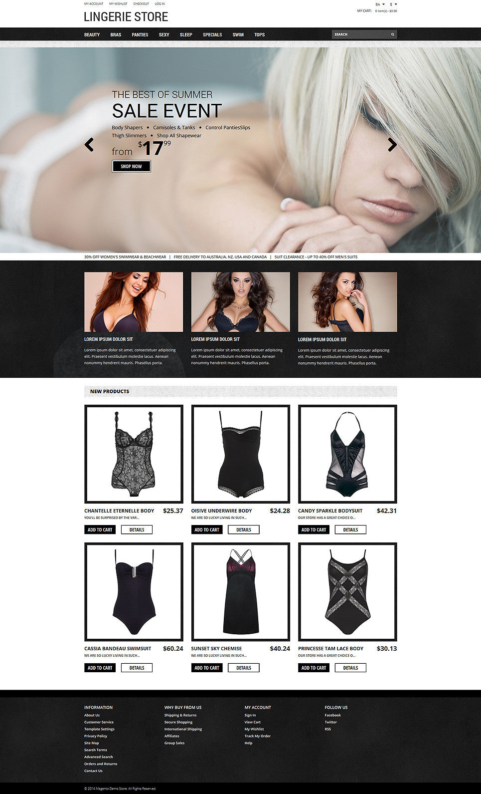 Magento Themes - GoWebBaby.Com