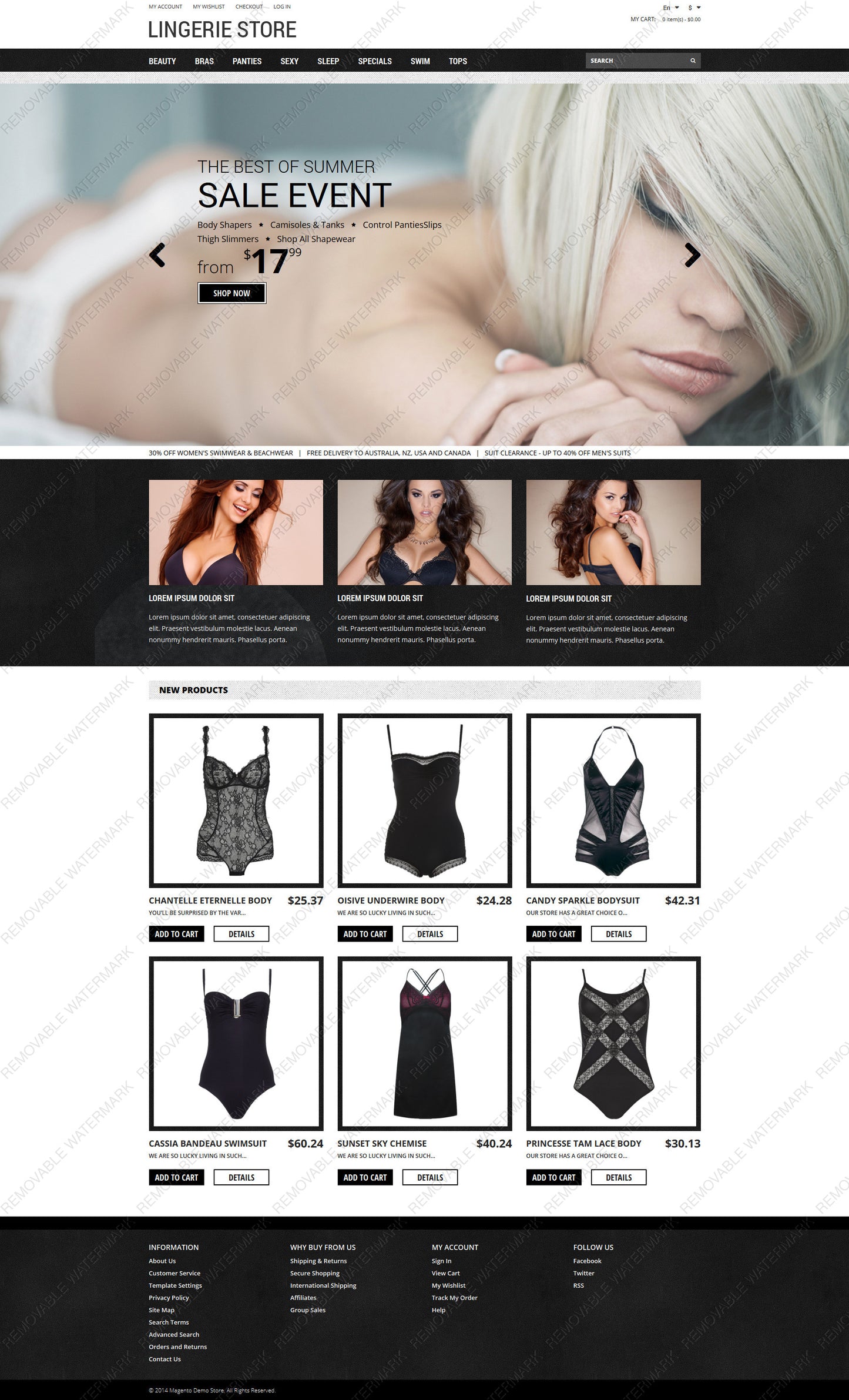 Magento Themes - GoWebBaby.Com