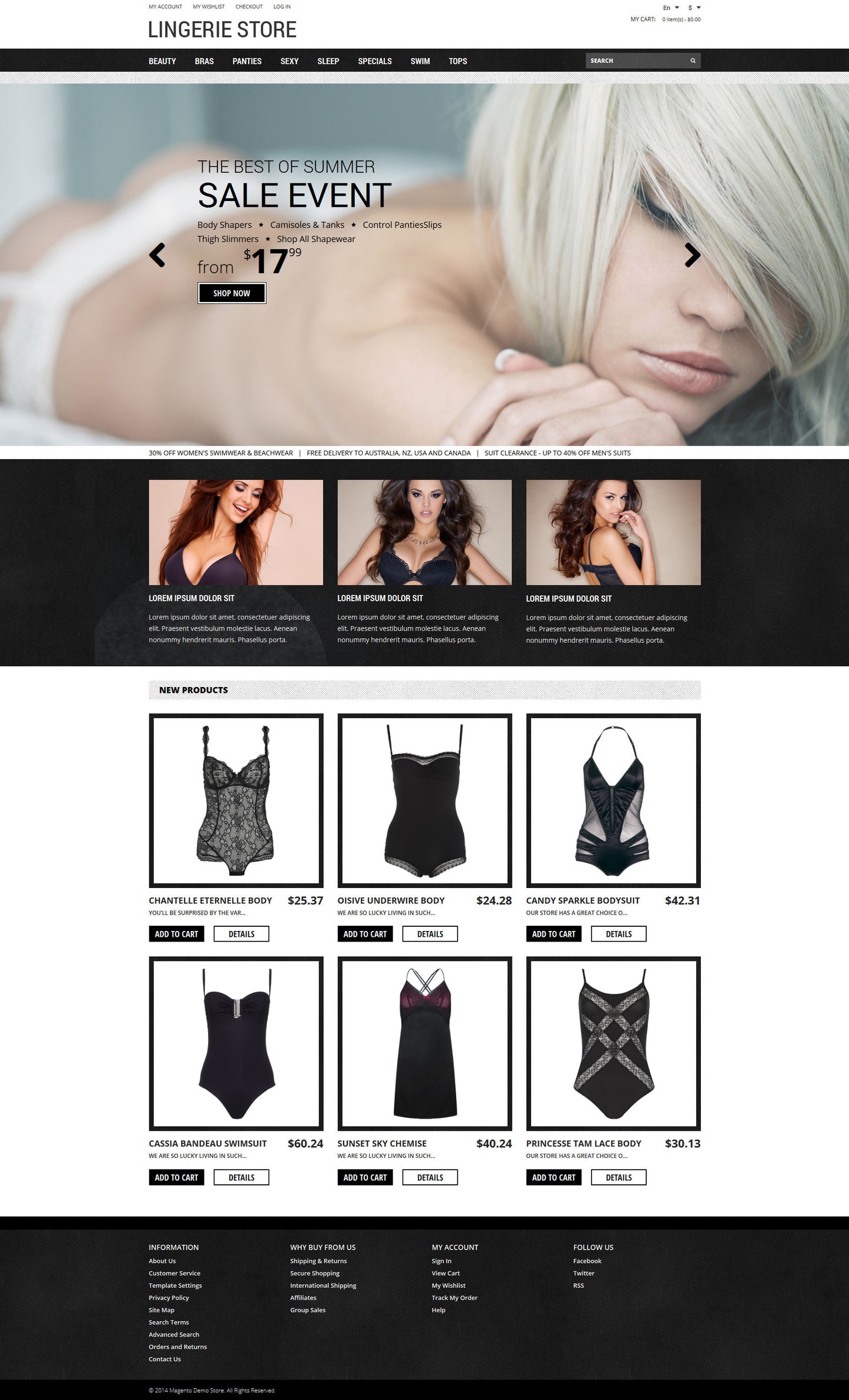 Magento Themes - GoWebBaby.Com