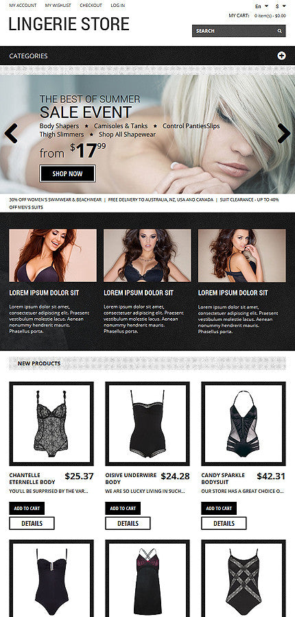 Magento Themes - GoWebBaby.Com