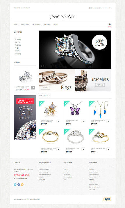 Magento Themes - GoWebBaby.Com