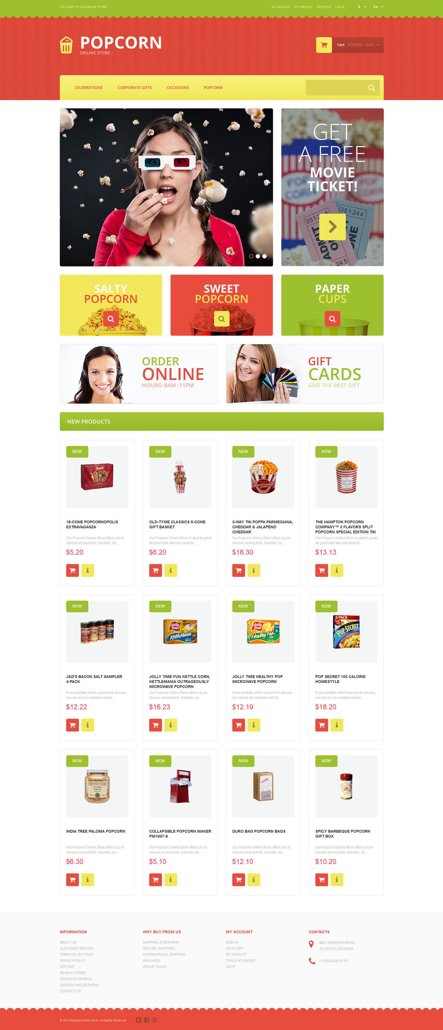 Magento Themes - GoWebBaby.Com