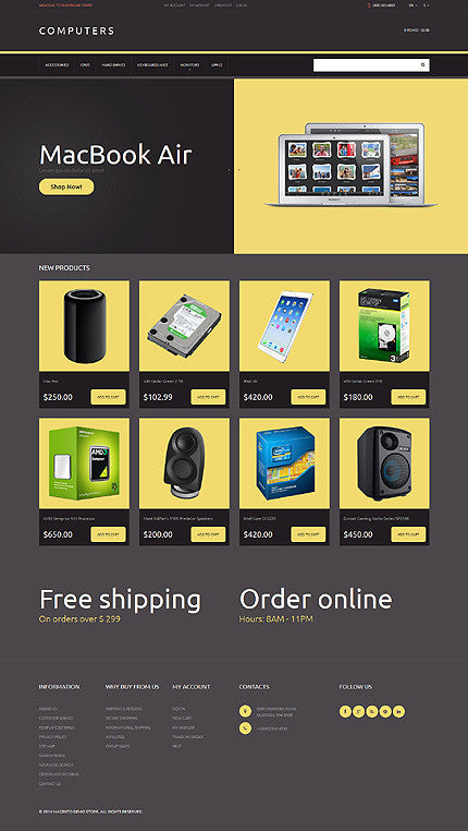 Magento Themes - GoWebBaby.Com