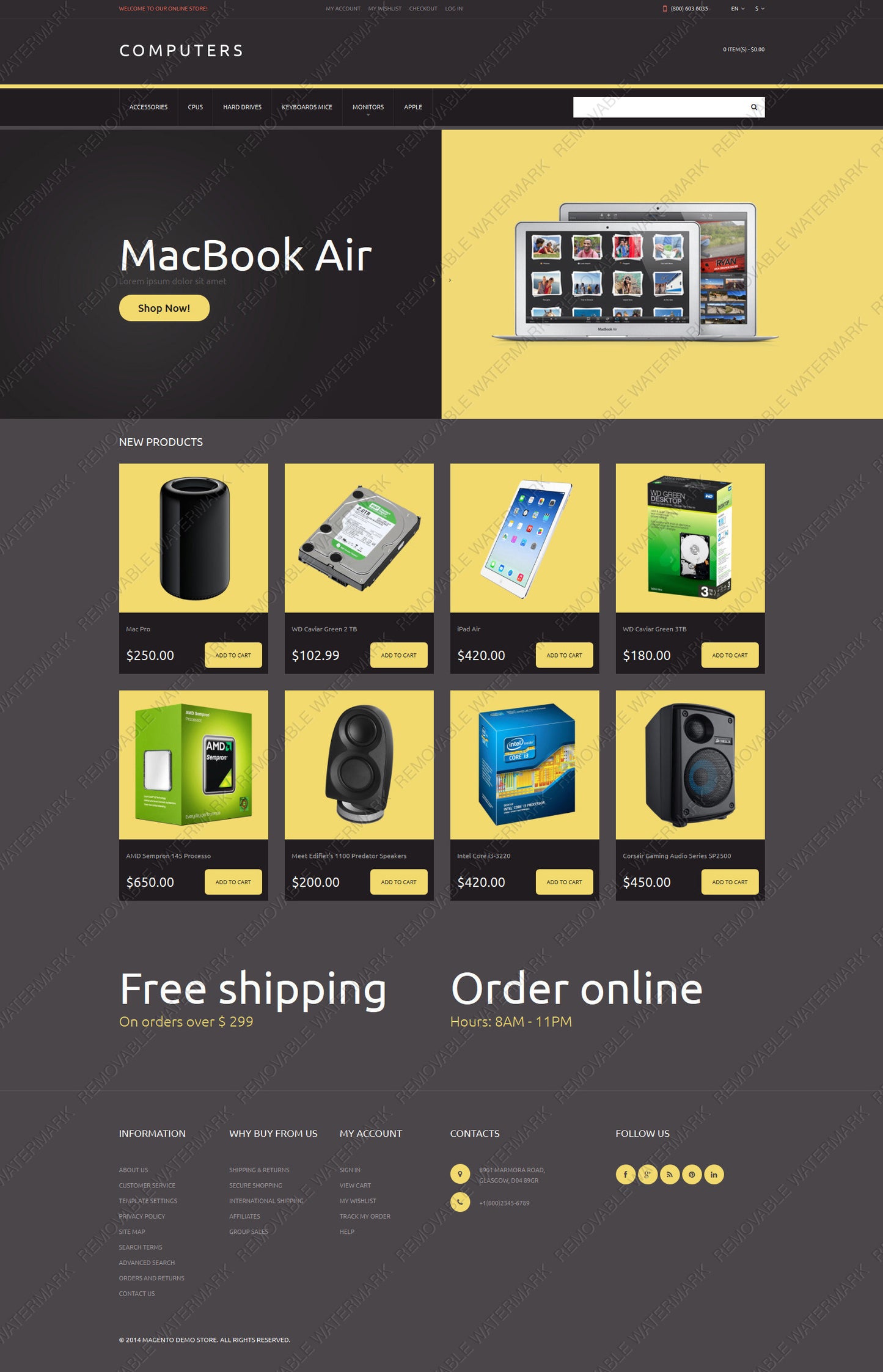 Magento Themes - GoWebBaby.Com