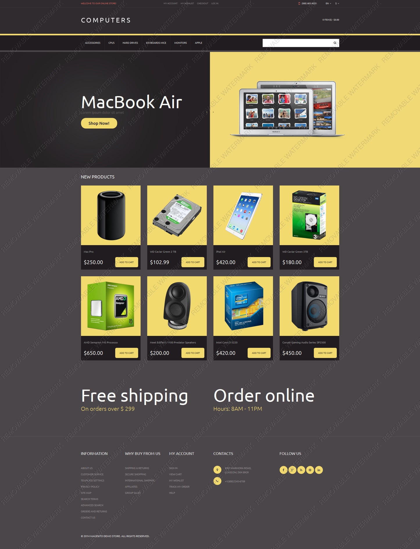 Magento Themes - GoWebBaby.Com
