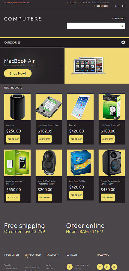 Magento Themes - GoWebBaby.Com
