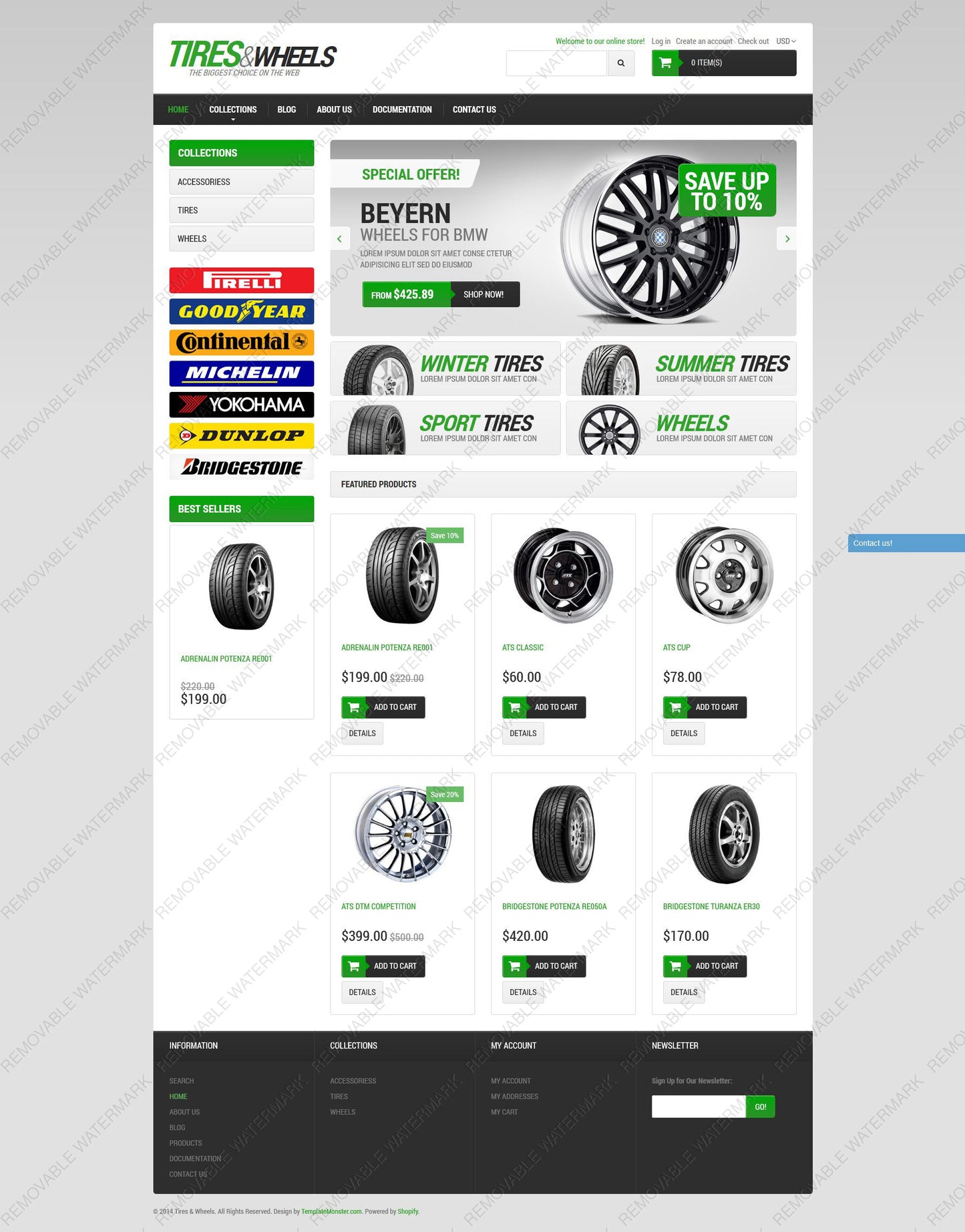 Shopify Themes - GoWebBaby.Com