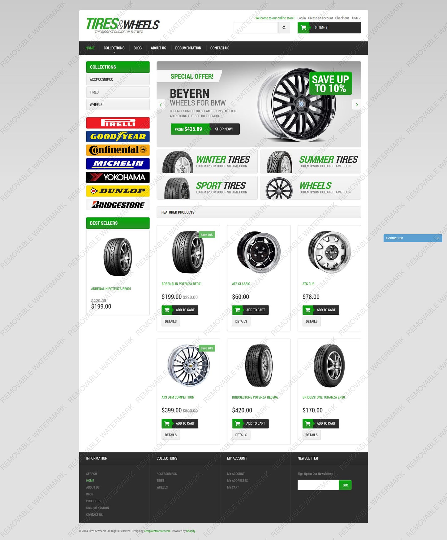Shopify Themes - GoWebBaby.Com