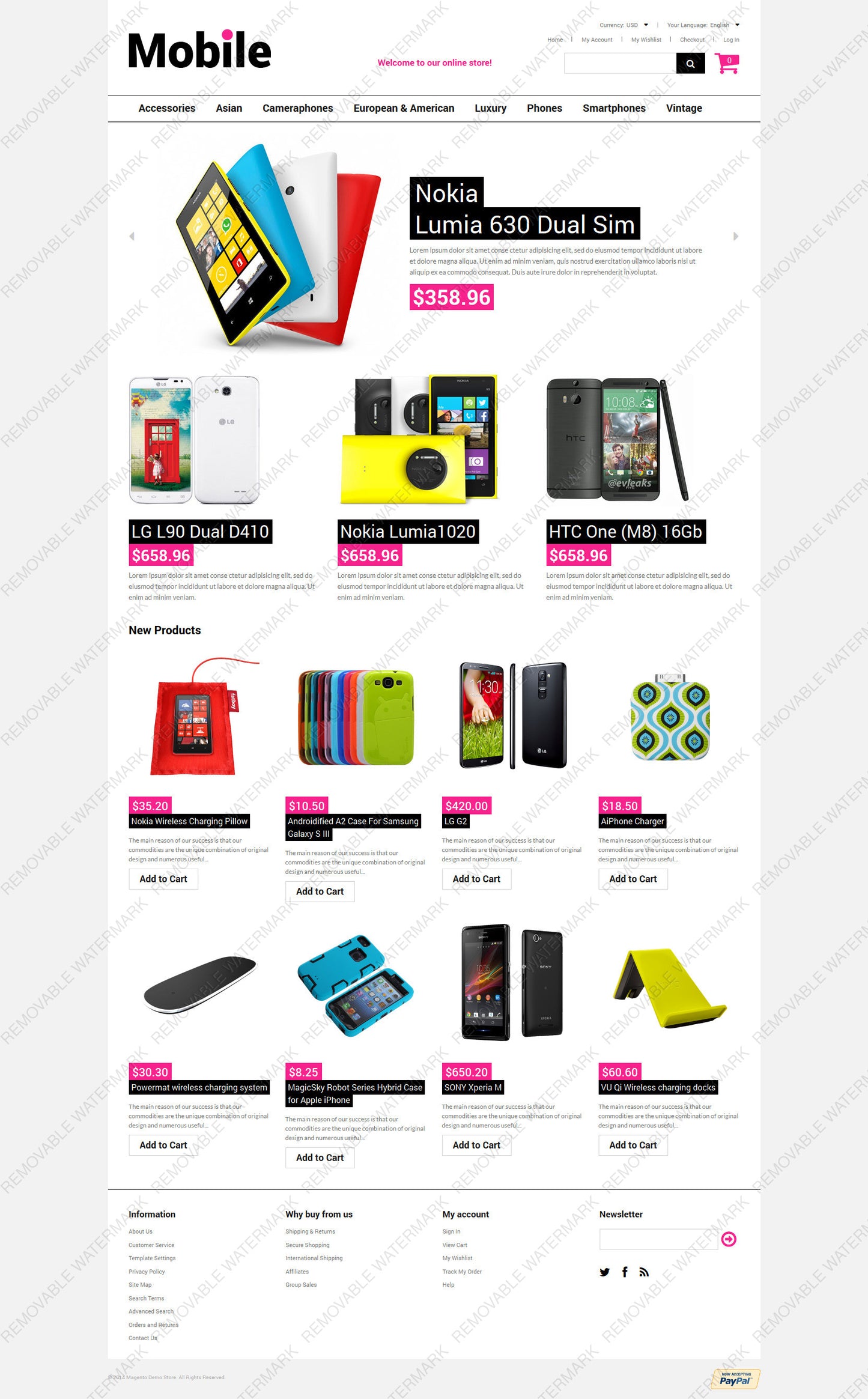 Magento Themes - GoWebBaby.Com