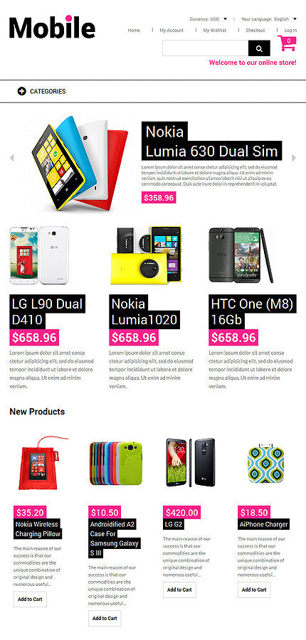 Magento Themes - GoWebBaby.Com