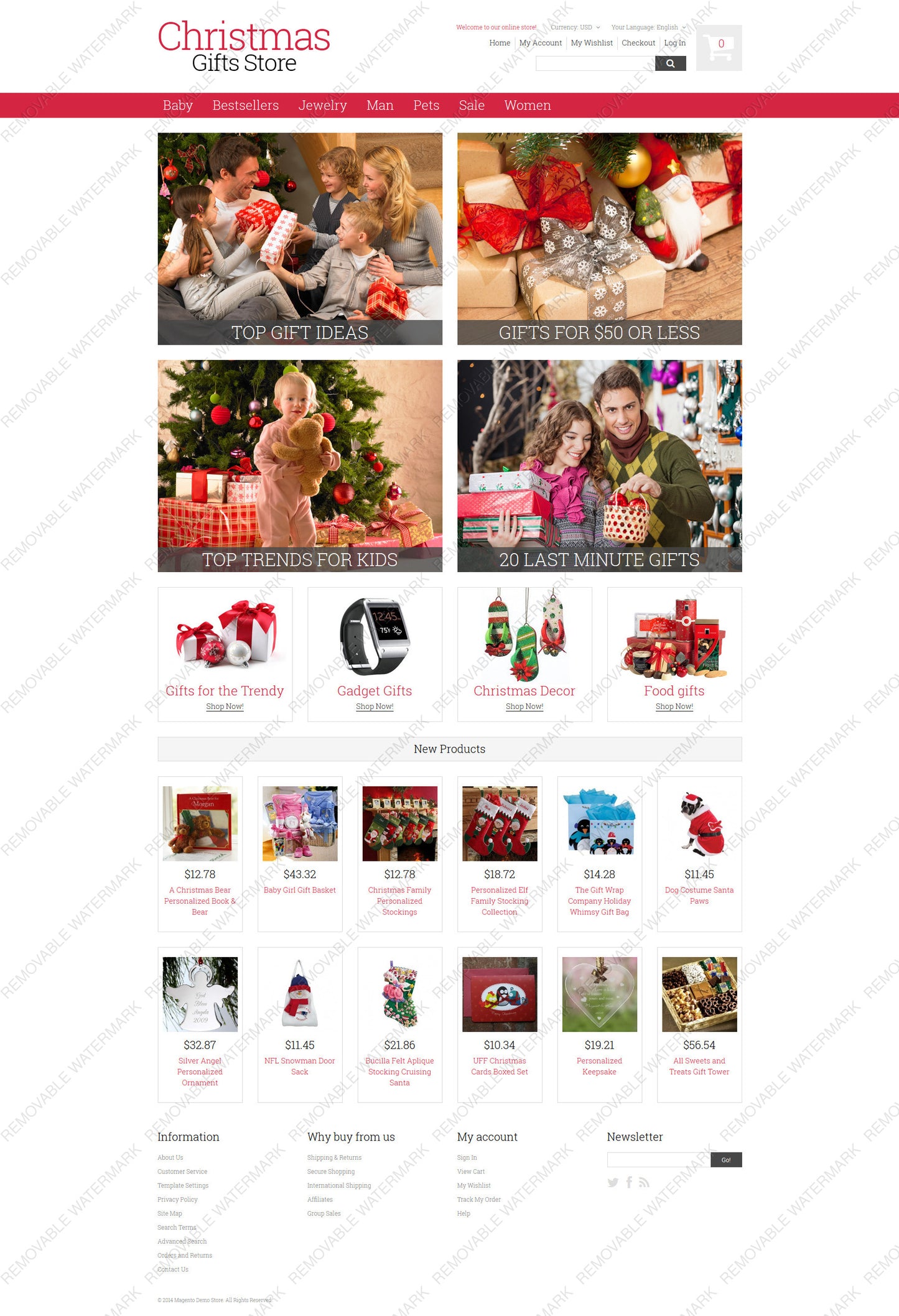Magento Themes - GoWebBaby.Com
