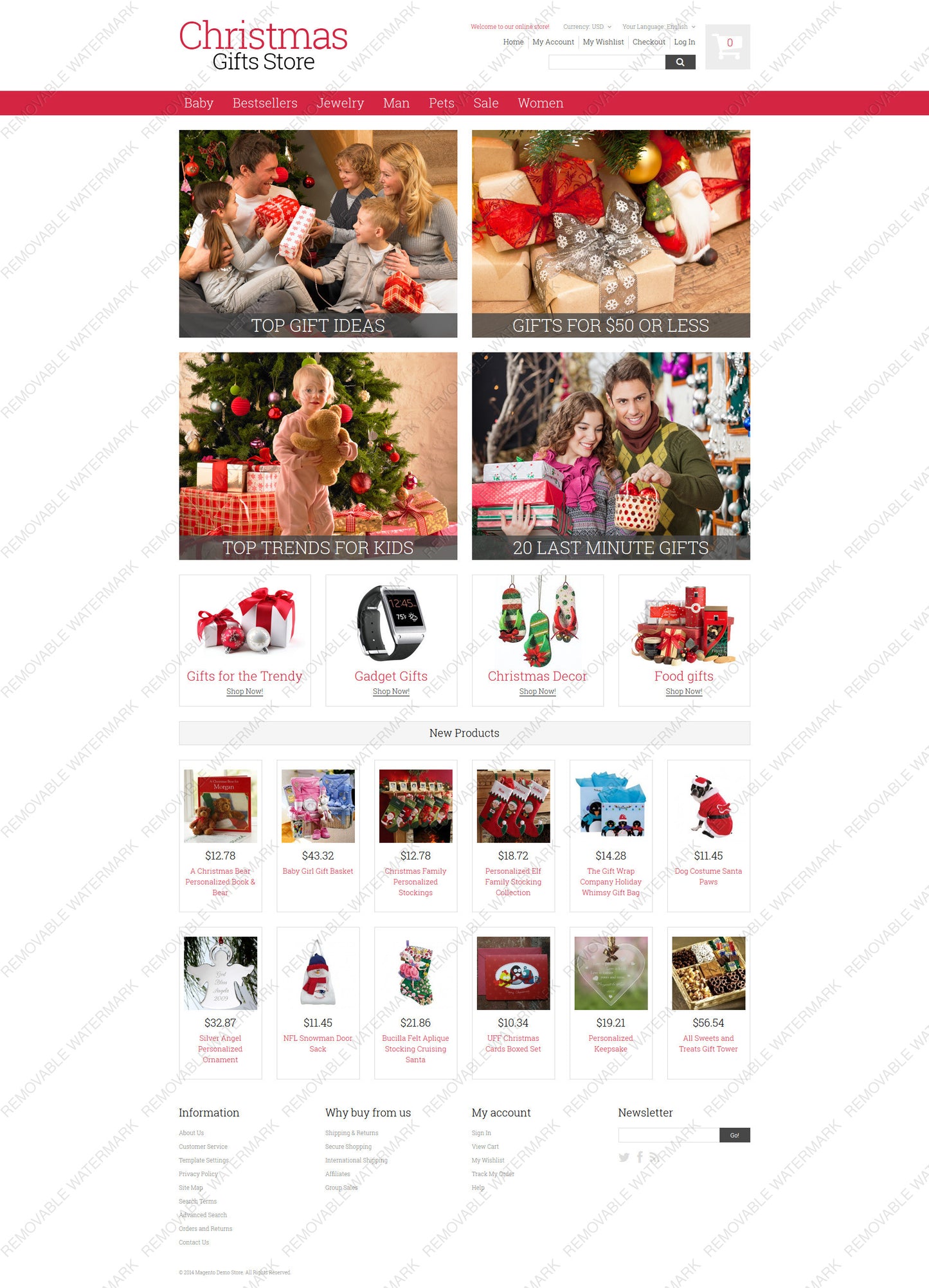 Magento Themes - GoWebBaby.Com