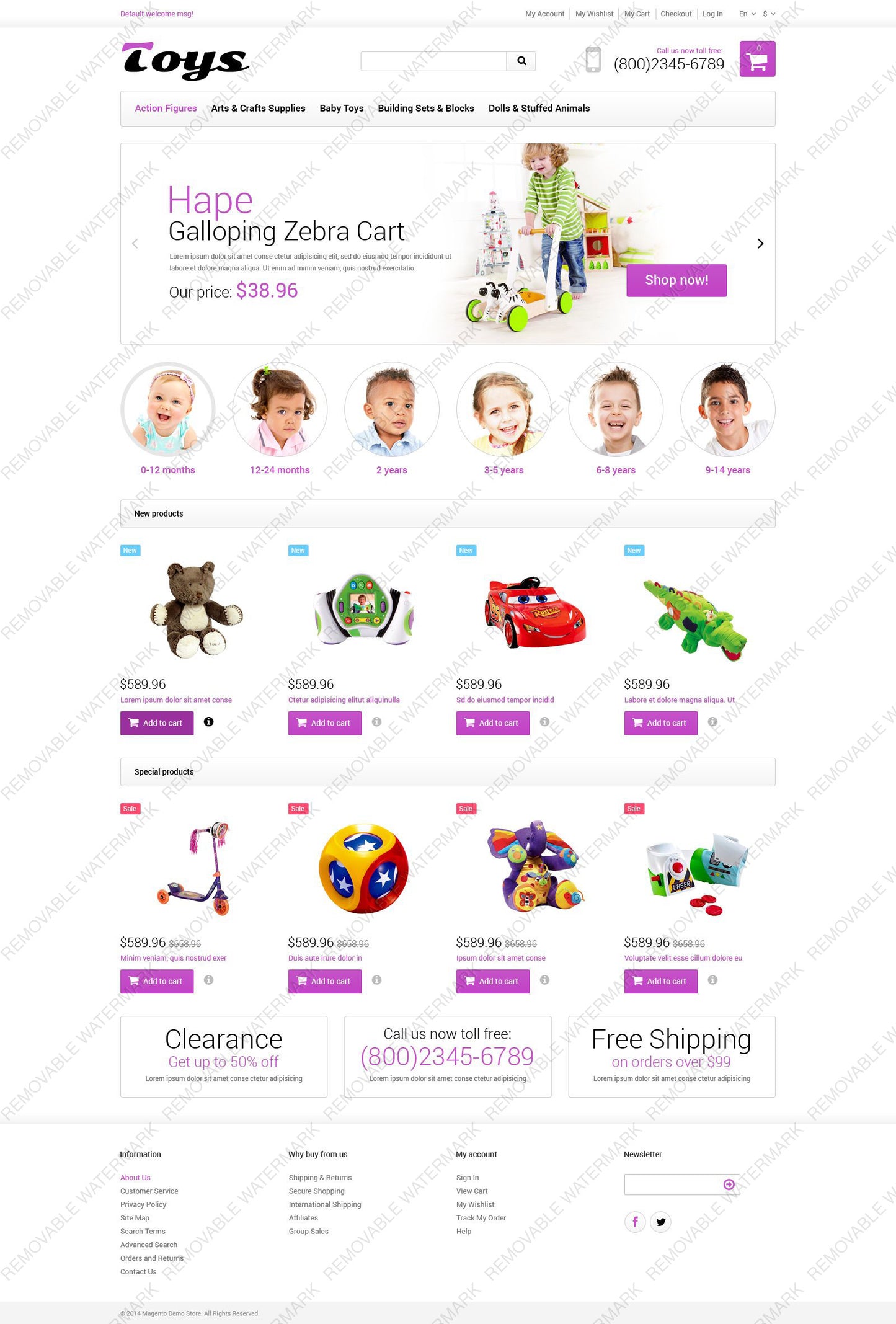 Magento Themes - GoWebBaby.Com