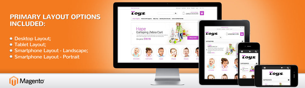 Magento Themes - GoWebBaby.Com