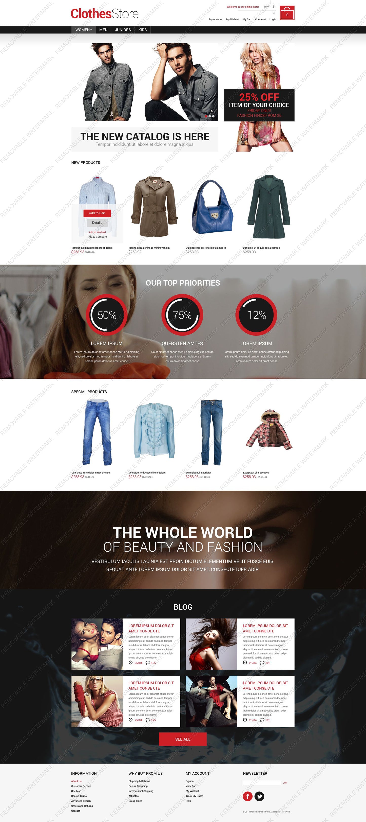 Magento Themes - GoWebBaby.Com