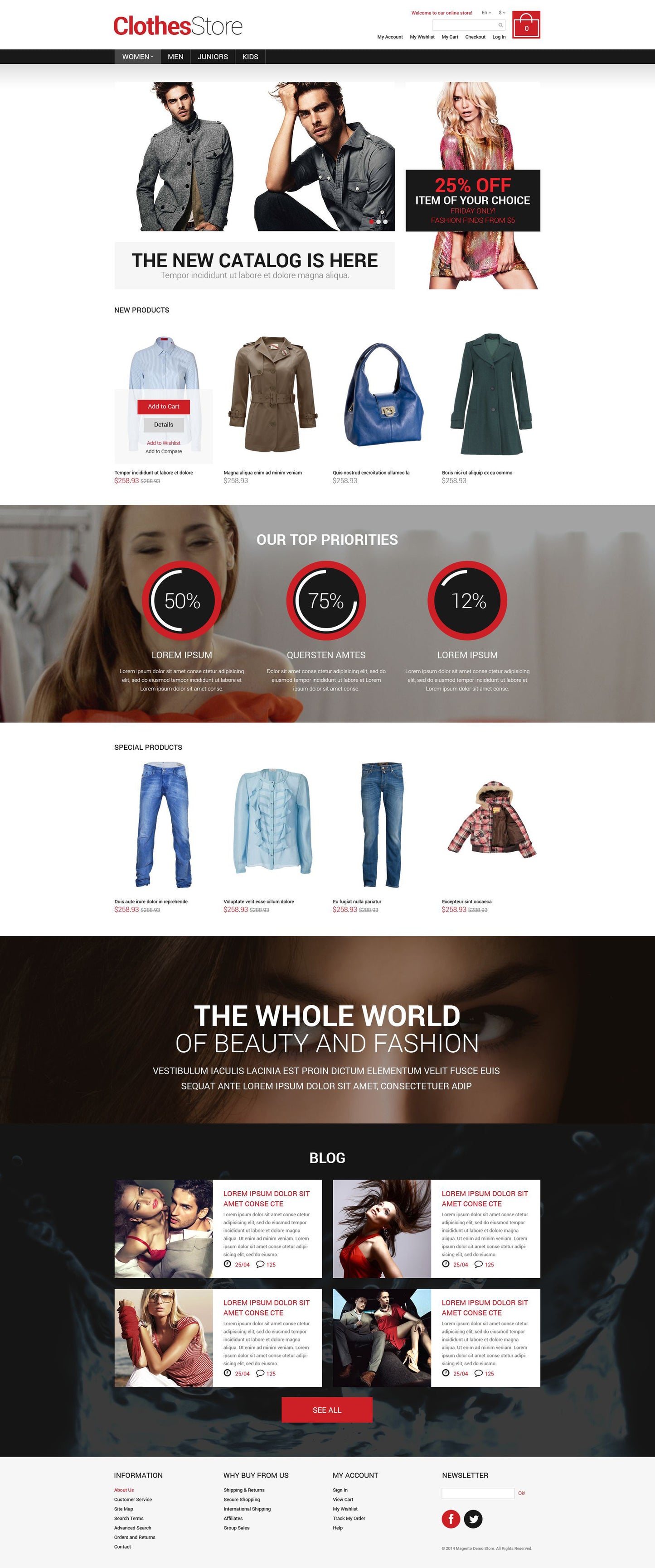 Magento Themes - GoWebBaby.Com