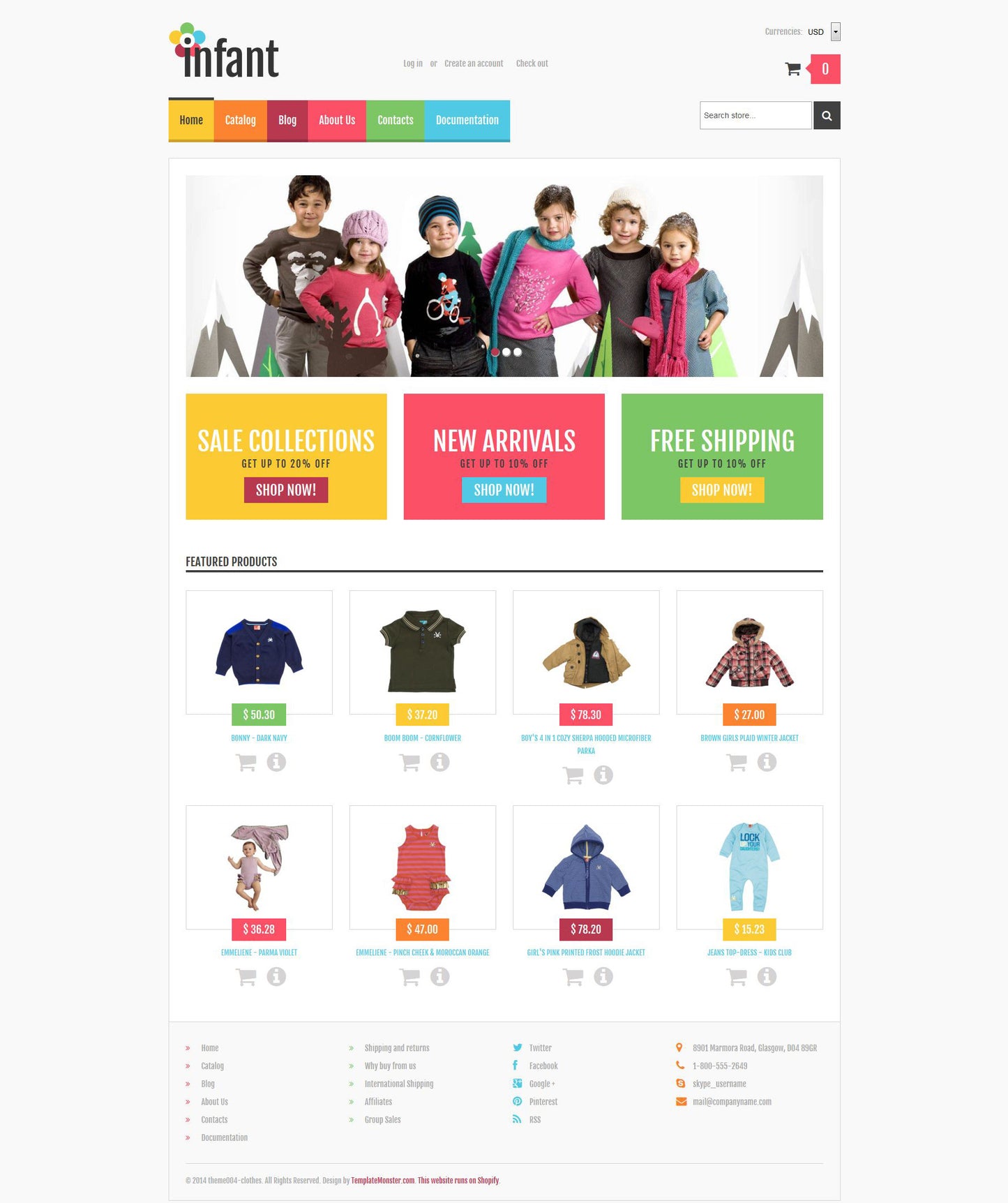 Shopify Themes - GoWebBaby.Com