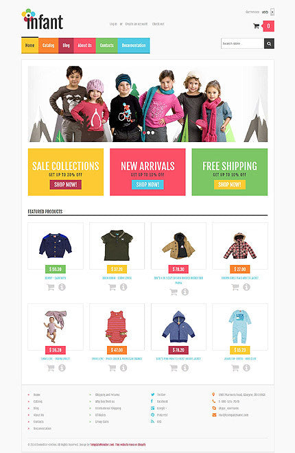 Shopify Themes - GoWebBaby.Com