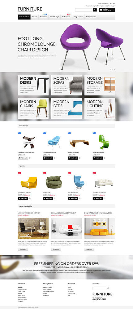 Magento Themes - GoWebBaby.Com