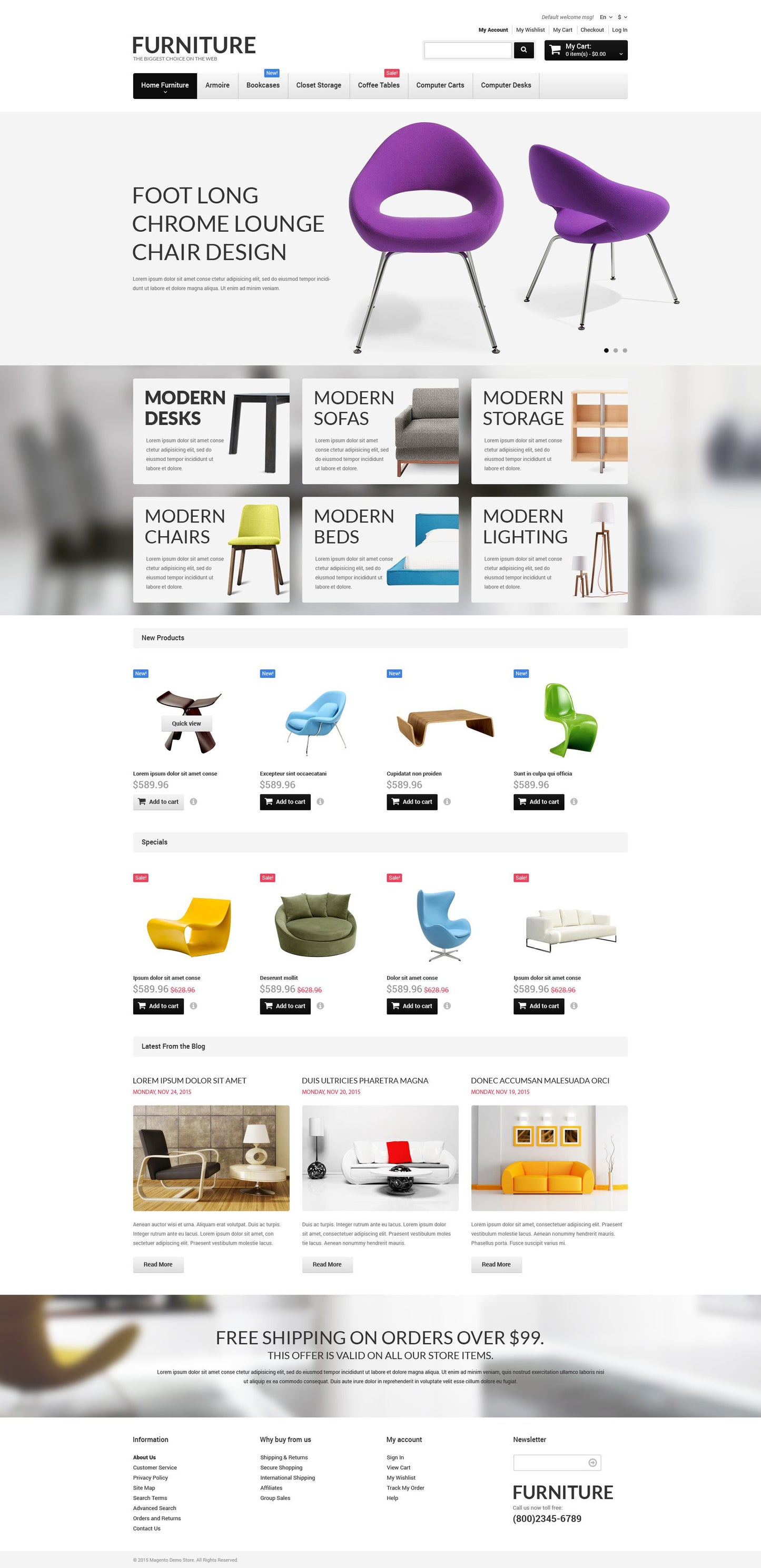 Magento Themes - GoWebBaby.Com