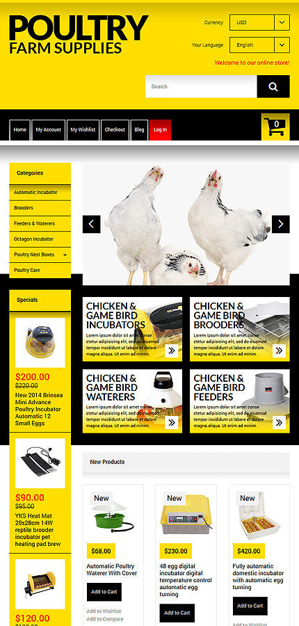 Magento Themes - GoWebBaby.Com