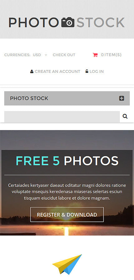 Photography Photo Store Shopify Website Design - GoWebBaby.Com