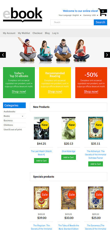 Magento Themes - GoWebBaby.Com