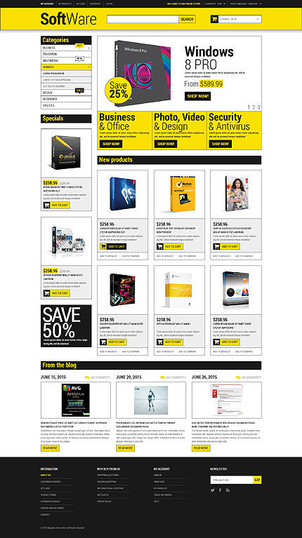 Magento Themes - GoWebBaby.Com
