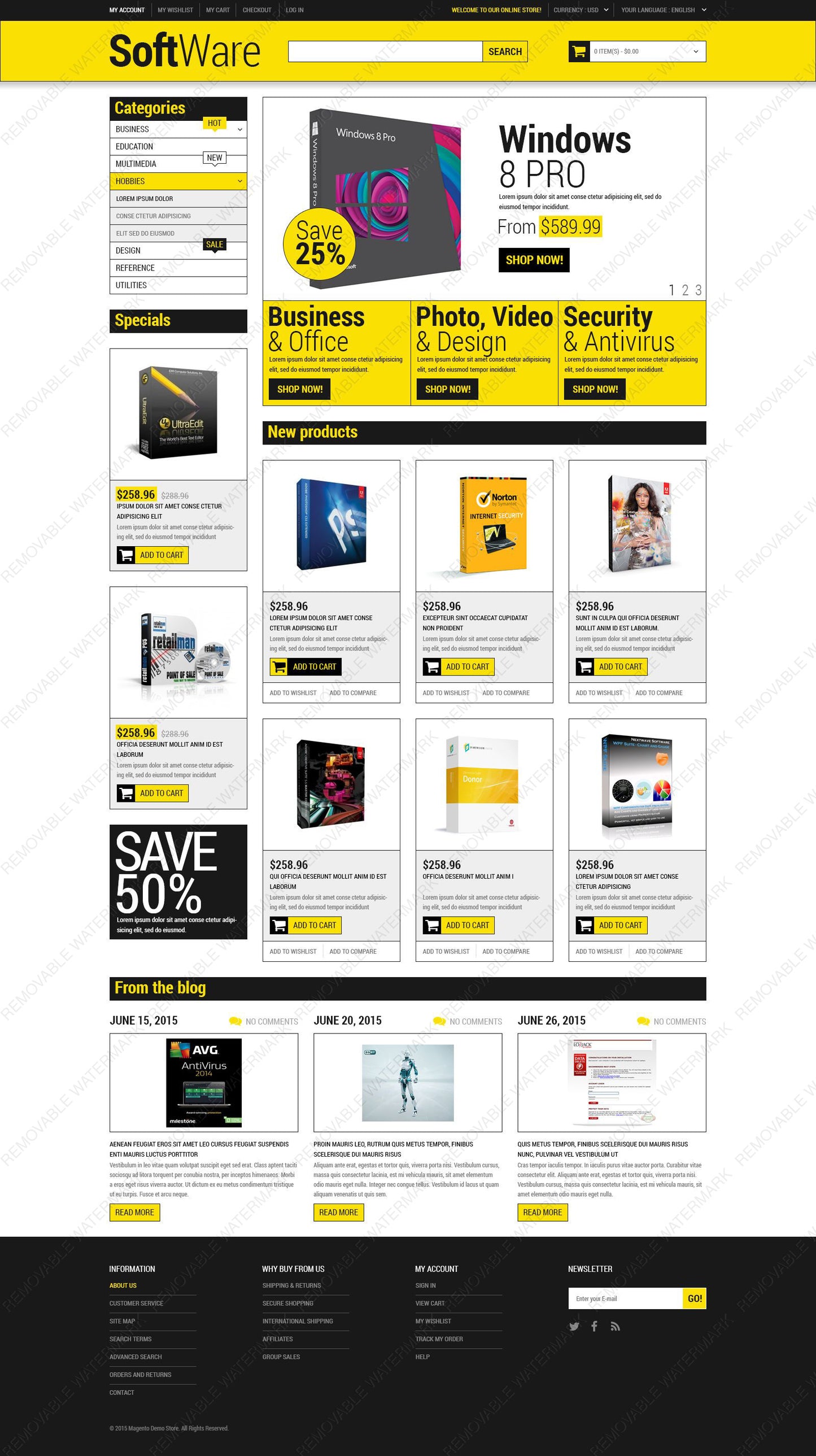 Magento Themes - GoWebBaby.Com