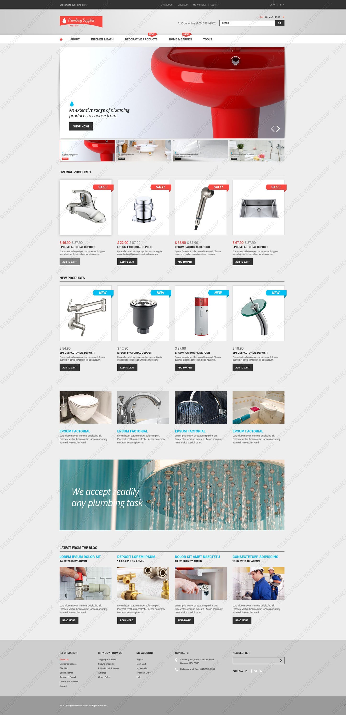 Magento Themes - GoWebBaby.Com